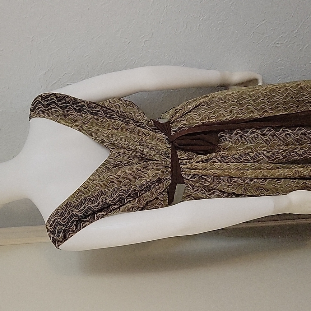 Jonathan Martin Snakeskin Python Chiffon Tie Back… - image 8